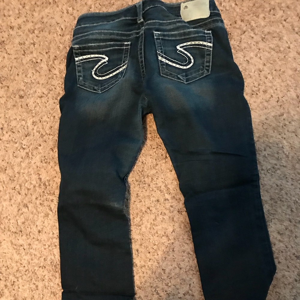 Silver capris
